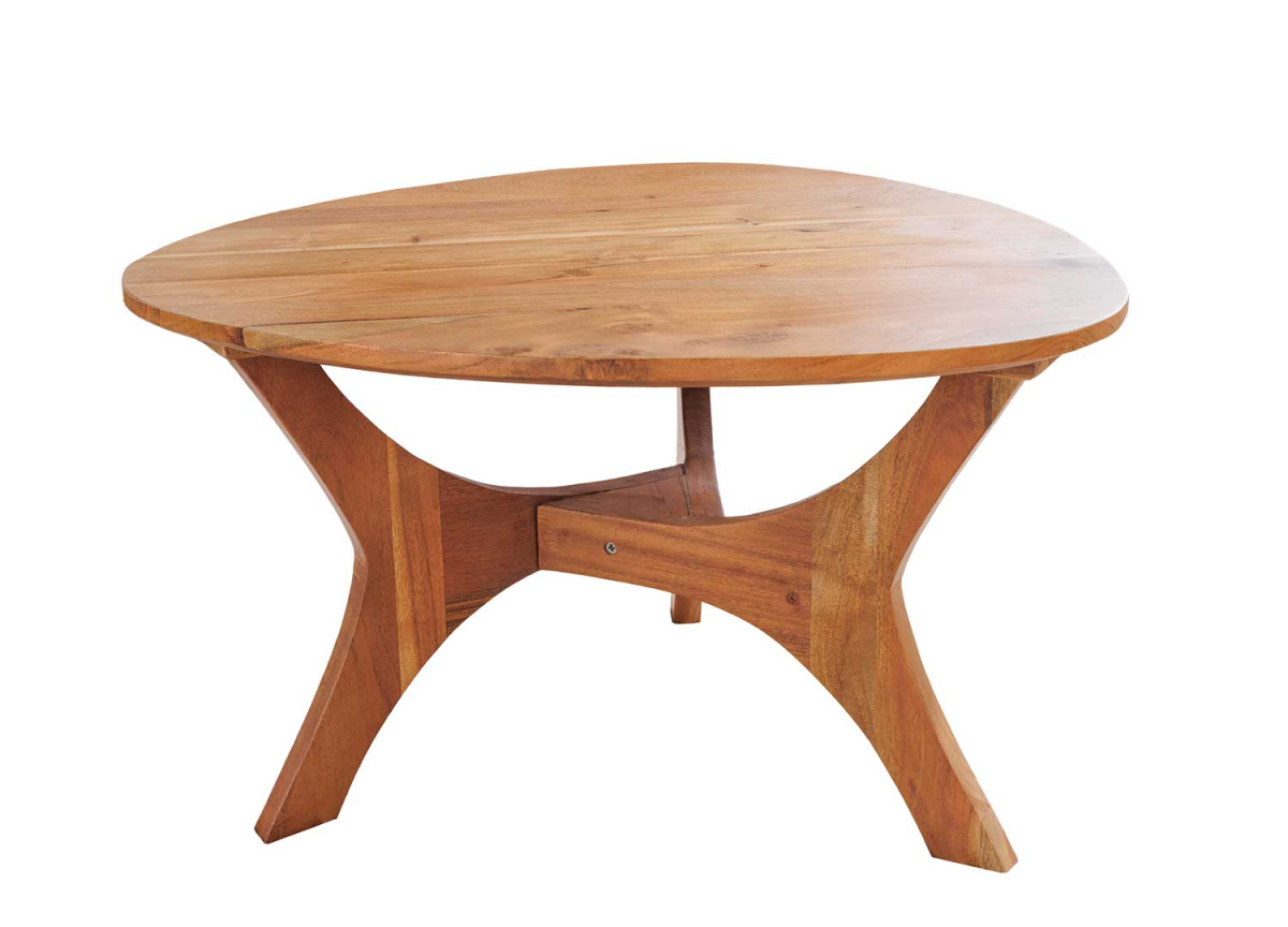 Table basse en bois d'acacia 70 cm Honey