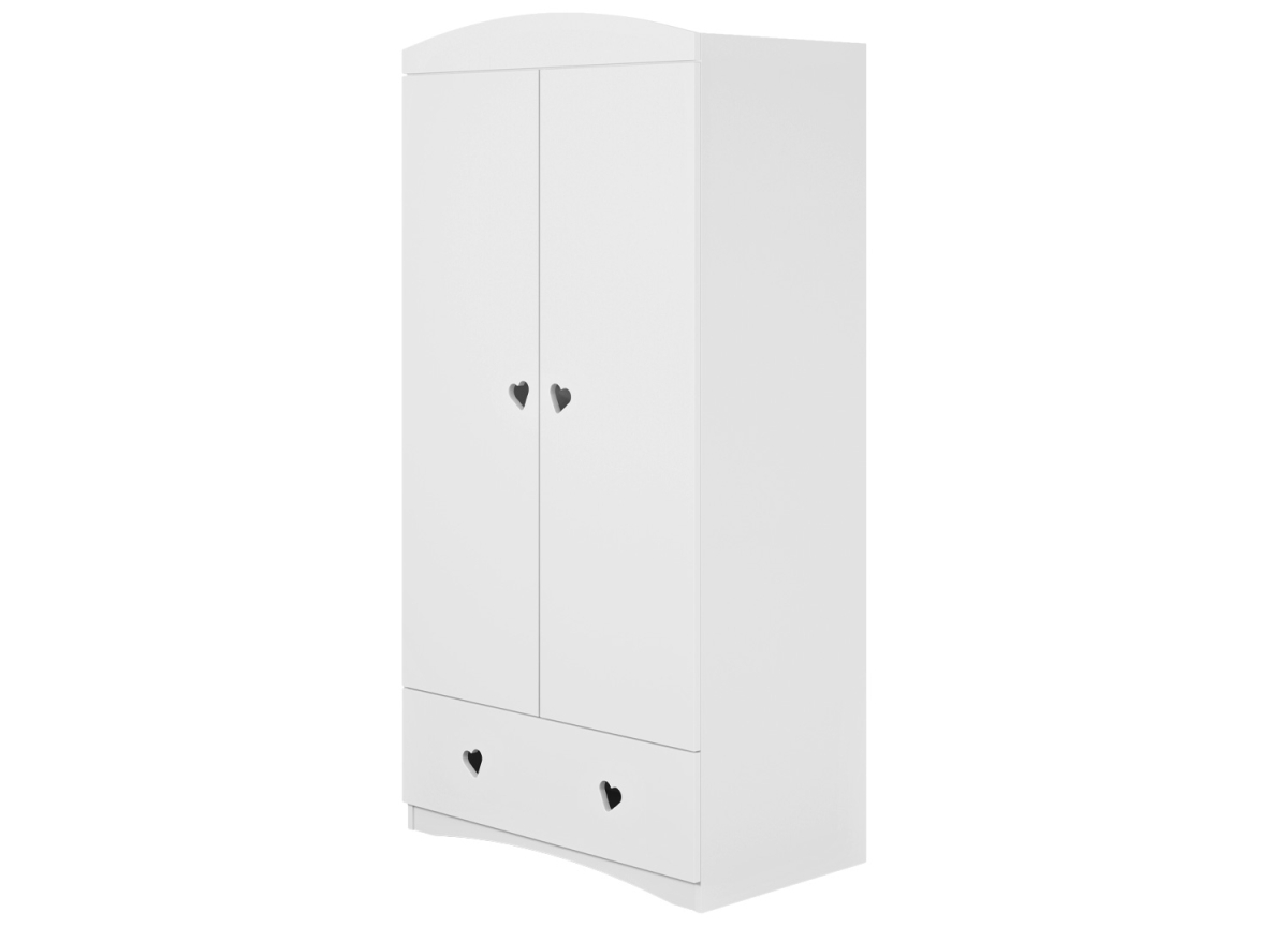 Armoire blanche pour enfant 90 cm Léonie