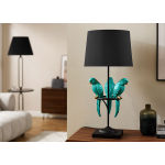 Lampe décorative perroquets turquoise Paga