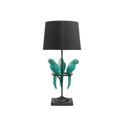 Lampe décorative perroquets turquoise Paga