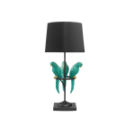 Lampe décorative perroquets turquoise Paga