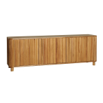 Meuble TV en bois 160 cm 3 portes Skagen