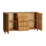 Buffet en bois 2 portes et 4 tiroirs Skagen