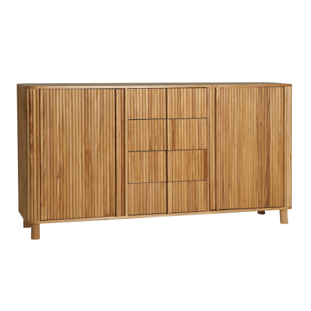 Buffet en bois 2 portes et 4 tiroirs Skagen