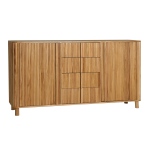 Buffet en bois 2 portes et 4 tiroirs Skagen