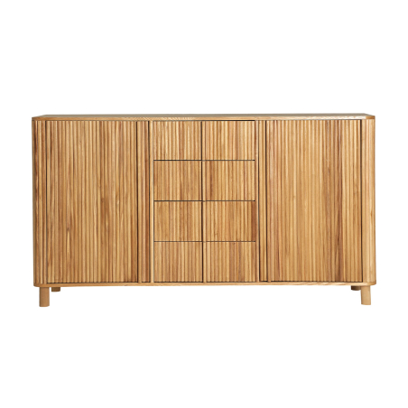 Buffet en bois 2 portes et 4 tiroirs Skagen