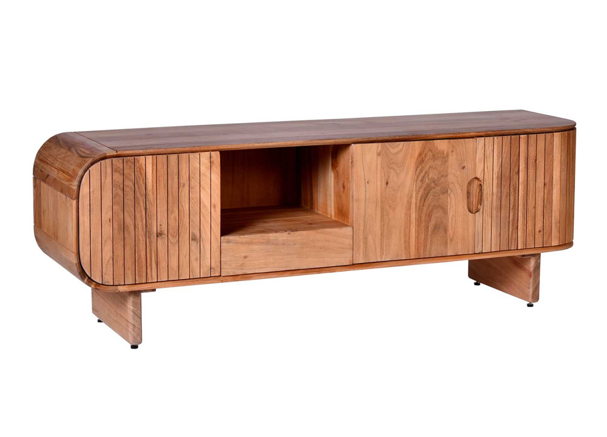 Banc TV Bohème en Bois Massif 150 cm