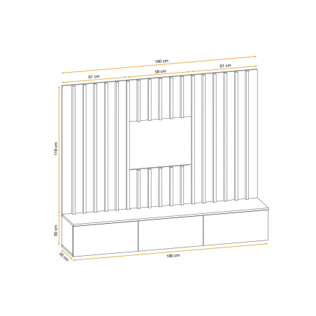 Ensemble TV | Panneau Mural Tendance