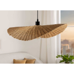 Lampe pendante bambou tressé 50 cm Isabella