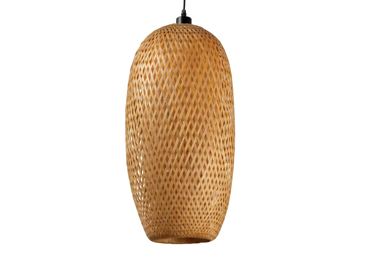 Luminaire en bambou 46 cm de haut Daisy