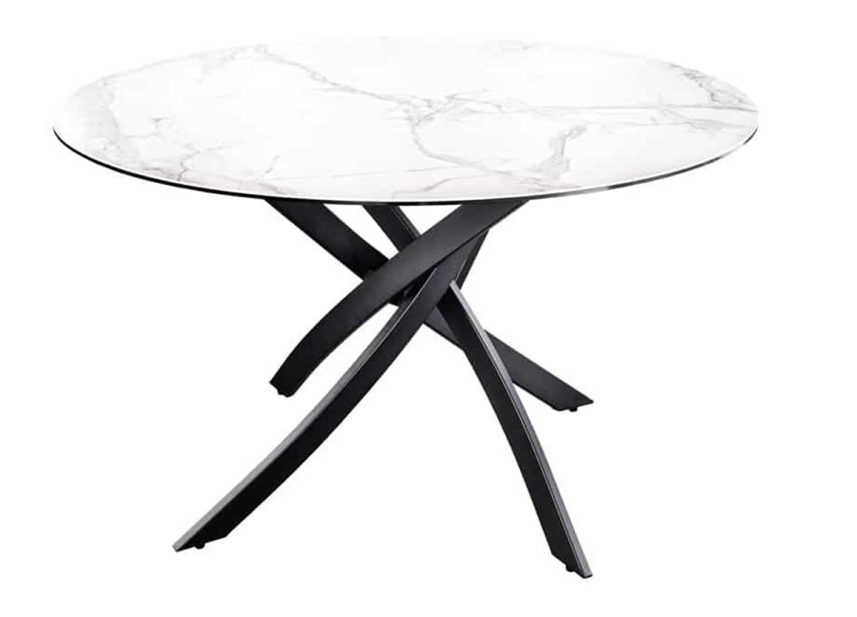 Table ronde en céramique 120 cm