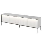 Meuble TV Blanc 4 portes 193 cm