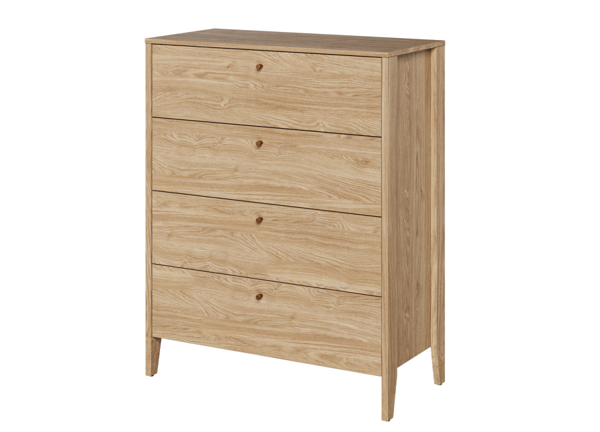 Commode 4 Tiroirs 90 cm