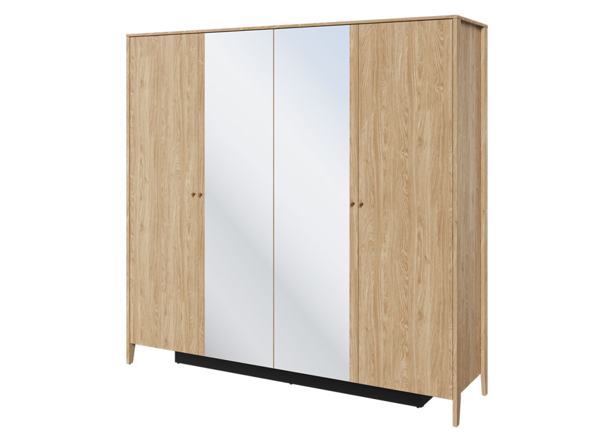 Armoire | Rangement |dressing 4 portes avec miroir