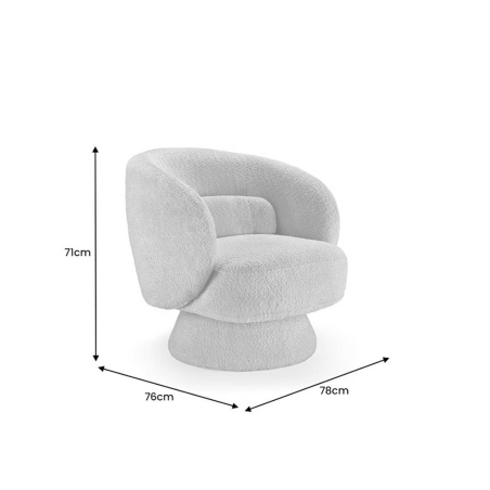 Mesures en détails du fauteuil