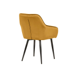 Chaises Contemporaines avec Accoudoirs | Velours Jaune