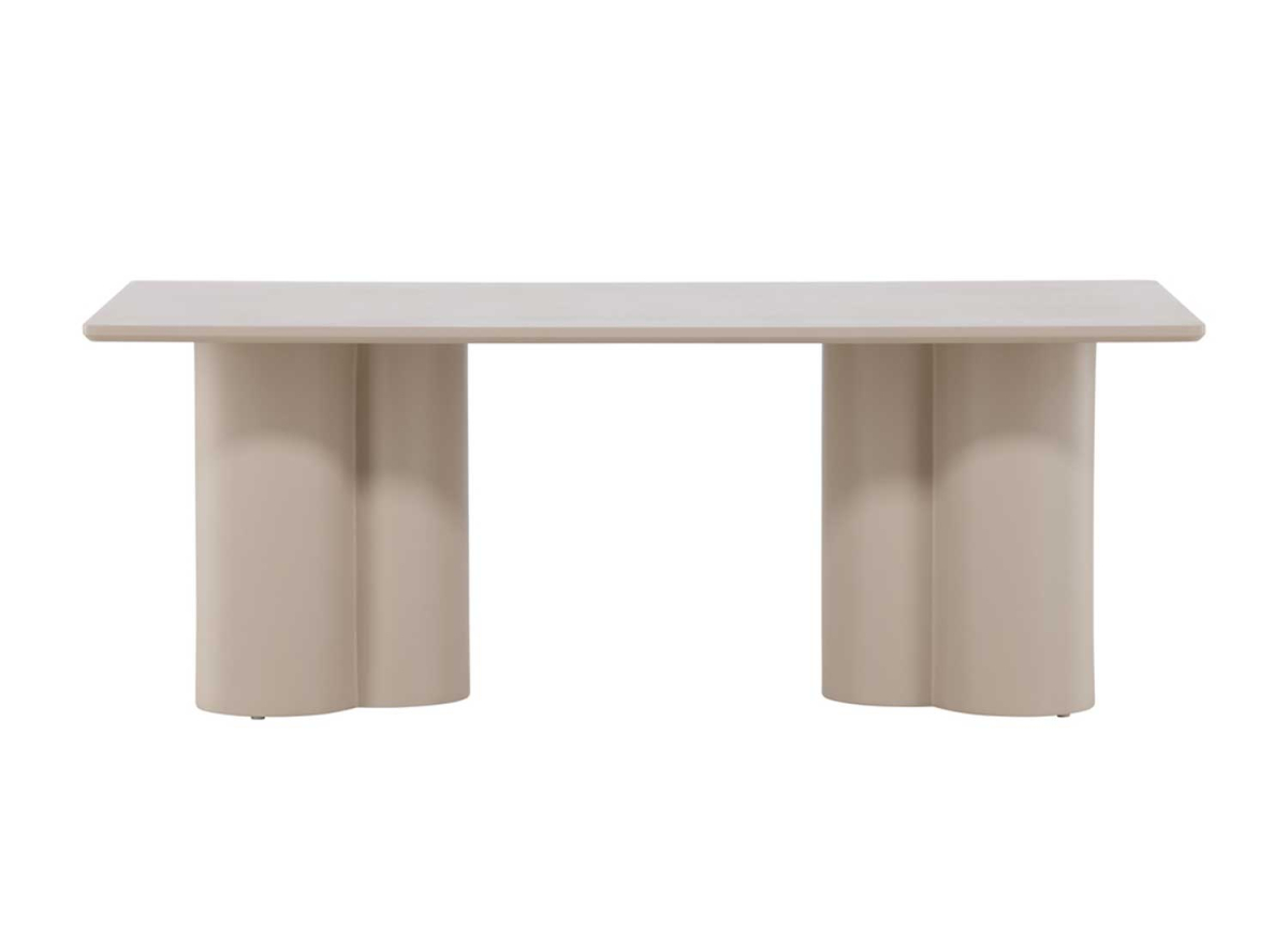 Table basse design en bois beige