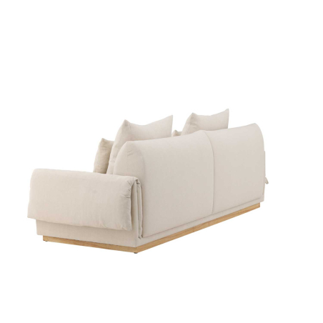 Canapé Scandinave 3 places en Lin Beige