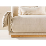 Canapé Scandinave 3 places en Lin Beige