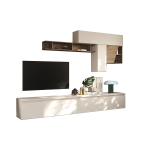 Composition TV 276 cm Banc TV et Meubles Muraux