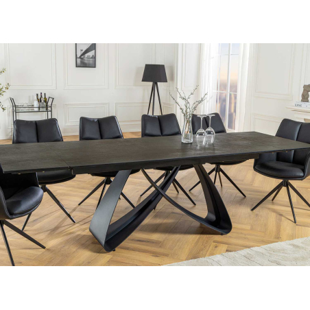 Table design avec allonges 180-220-260 cm 10 à 12 personnes