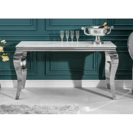 Table console meuble design moderne au look baroque