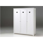 Armoire Blanche Fille 3 Portes Lana