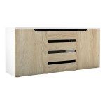 Buffet blanc 139 cm 2 portes 4 tiroirs