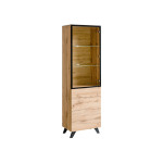 Vitrine Haute en Bois Scandinave Thin