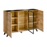 Grand Buffet Moderne en Bois Scandinave