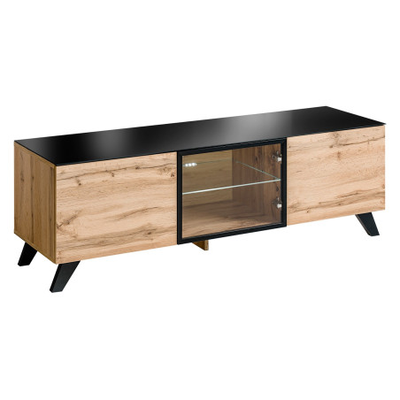 Meuble TV Bas en Bois Scandinave Thin