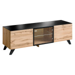 Meuble TV Bas en Bois Scandinave Thin