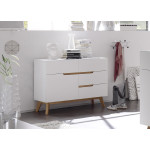 Commode de Salon Scandinave Blanche