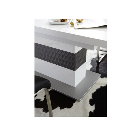 table de repas design blanche