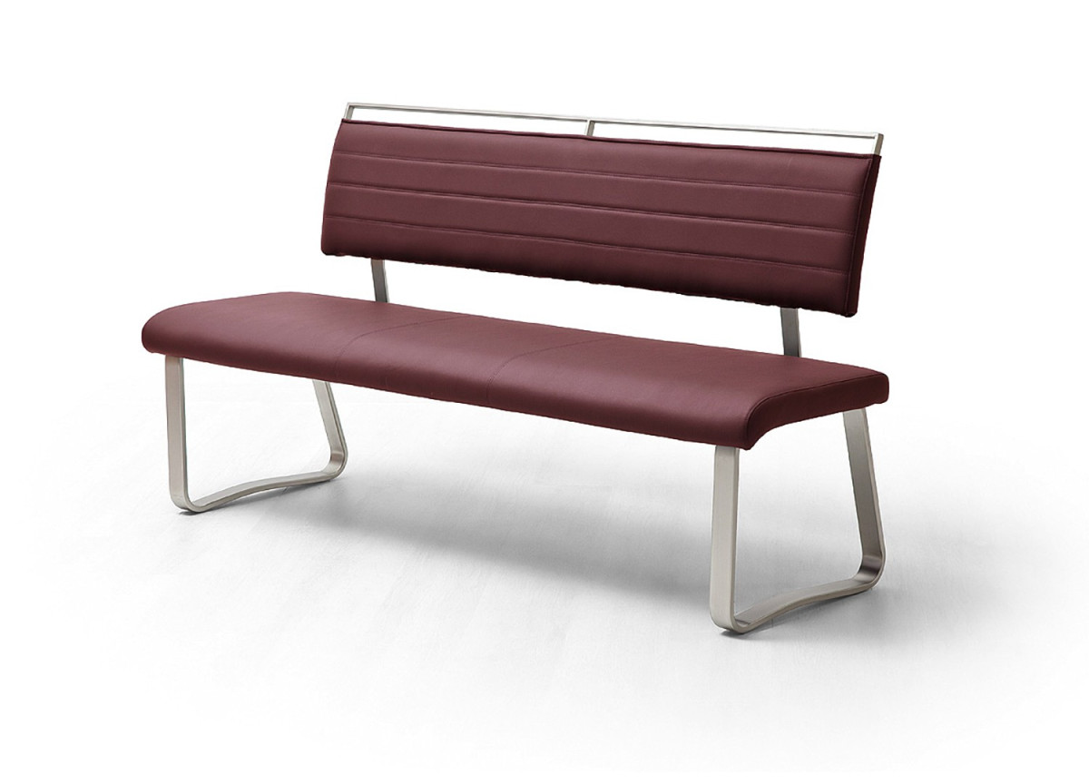 Banc avec Dossier en Cuir Simili Moderne