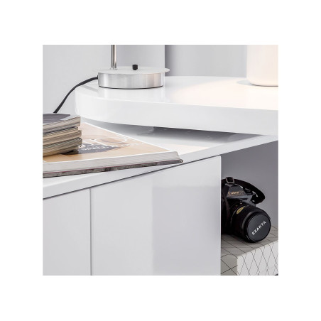 Bureau Moderne Blanc avec Rangement