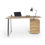 Bureau d'Ordinateur en Bois Massif