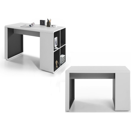 Bureau Design Blanc & Gris