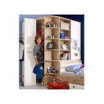 Lit Simple et Armoire Dressing D'angle