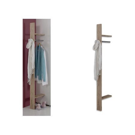 Lit Simple et Armoire Dressing D'angle