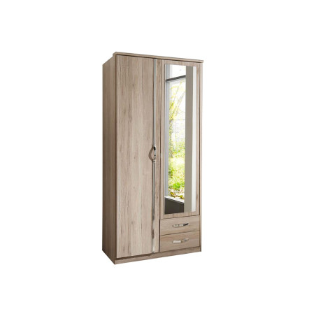 Armoire Bois - 2 Portes / 2 Tiroirs