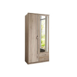 Armoire Bois - 2 Portes / 2 Tiroirs