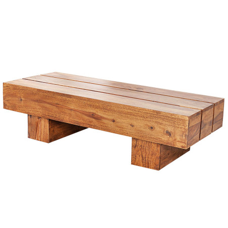 Table basse bois massif / Rectangulaire 100 cm