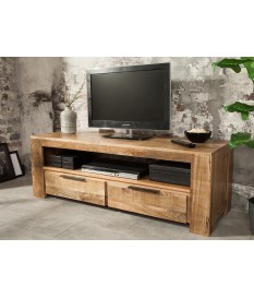 NOUVOMEUBLE Petit meuble TV 120 cm blanc laqué design ELMA pas