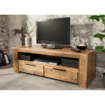 Meuble TV en bois massif / 130 cm