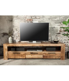 Meuble TV en bois massif / 170 cm