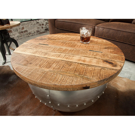 Table basse ronde originale