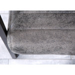 Banquette de Table Cuir Simili vieilli gris