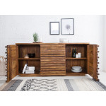 Buffet bois 160 cm - Sesham massif verni