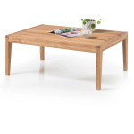 Table basse extensible en bois massif